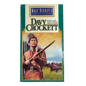 Walt Disney's Studio Film Collection Davy Crockett King of the Wild Frontier VHS